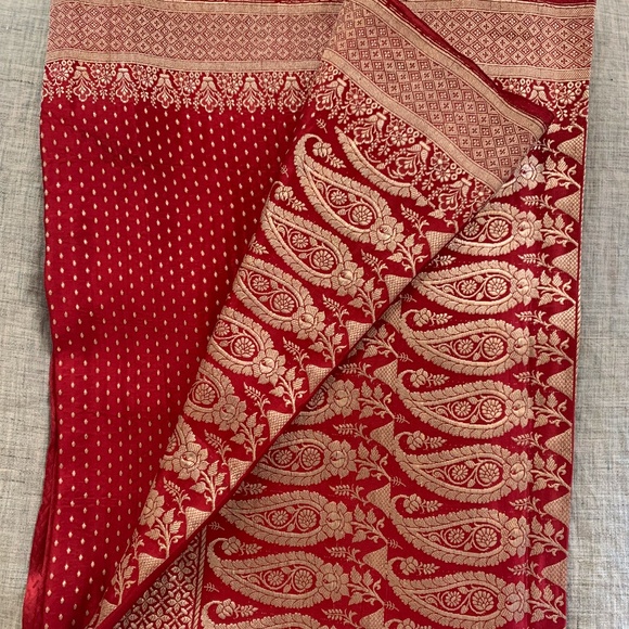 VINTAGE HERITAGE Banarasi SARI Silk+ Silver- RARE